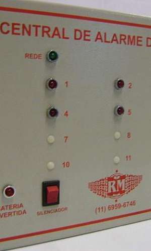 Central alarme de incêndio Central alarme de incêndio