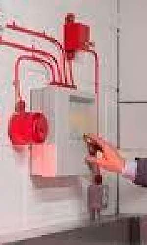 Instalação de alarme de incêndio Instalação de alarme de incêndio