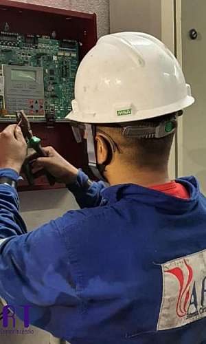 Manutenção central de alarme de incêndio Manutenção central de alarme de incêndio