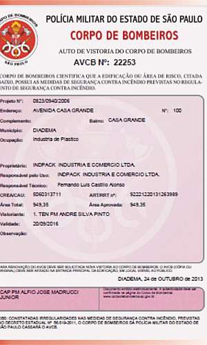 Renovação auto de vistoria do corpo de bombeiros Renovação auto de vistoria do corpo de bombeiros