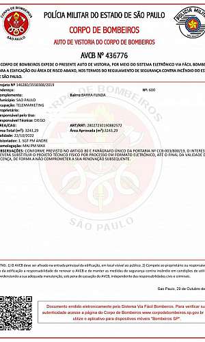 Renovação avcb bombeiros Renovação avcb bombeiros